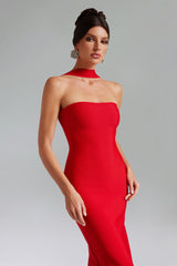 Rosee Sleeveless Bandage Maxi Dress