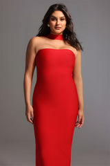 Rosee Sleeveless Bandage Maxi Dress