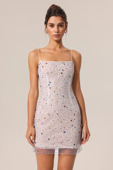Haven Halter Mini Diamond Dress