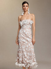 Kater Sleeveless Flowers Lace Maxi Dress