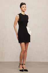 Cutout Crepe Mini Dress