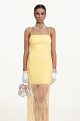 Doe Classic Contour Sleeveless Lace Maxi Dress