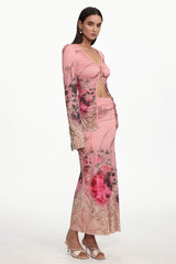 Ninao Chic Contour Woven Knit Top or Maxi Skirt