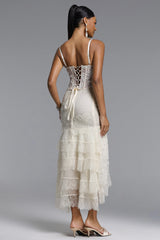 Rosanna Sexy Lace Flower Corset
