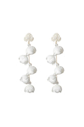 Lita Flowers Pearl Tassel Maxi Earrings