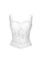 Glenora Classic Contour Lace Flower Corset
