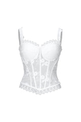 Glenora Classic Contour Lace Flower Corset