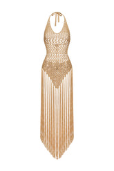 Tesare Tassel Weave Midi Dress