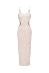 Teresa Pearl Sequin Midi Dress