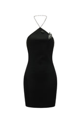Evanfeline Halterneck Bandage Mini Dress