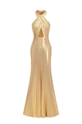 Serena Lace Up Maxi Dress