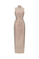 Vocca Sleeveless Diamond Maxi Dress
