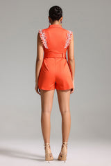Lenra Lace Hem Playsuit