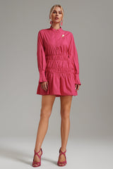 Nasim Shirred Mini Dress
