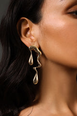 Rode Irregularity Water Drop Earrings