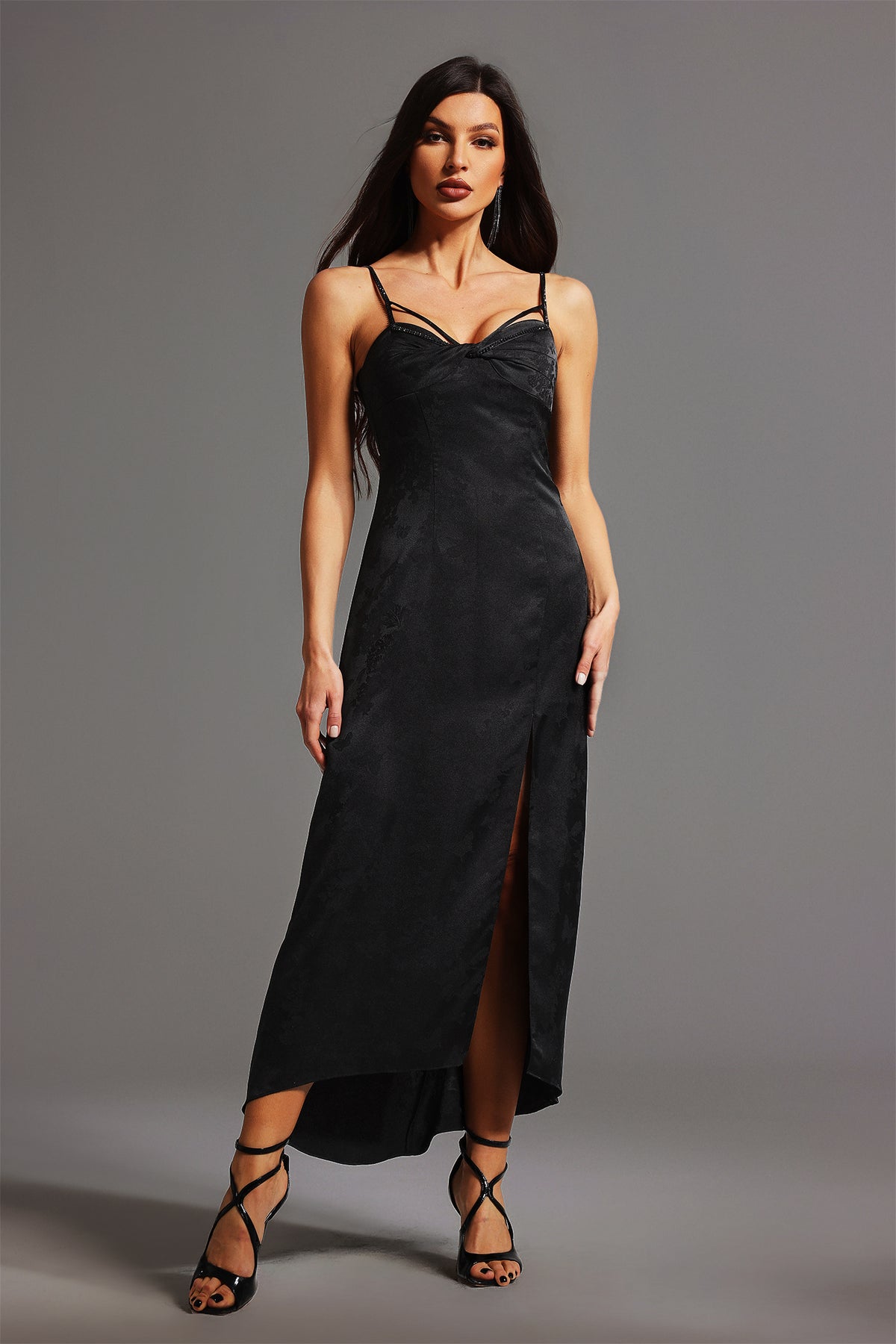 Slaia Sleeveless Midi Dress
