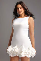 Samiya Slim Satin Mini Dress