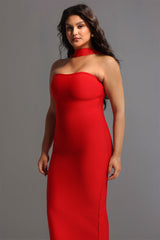 Rosee Sleeveless Bandage Maxi Dress