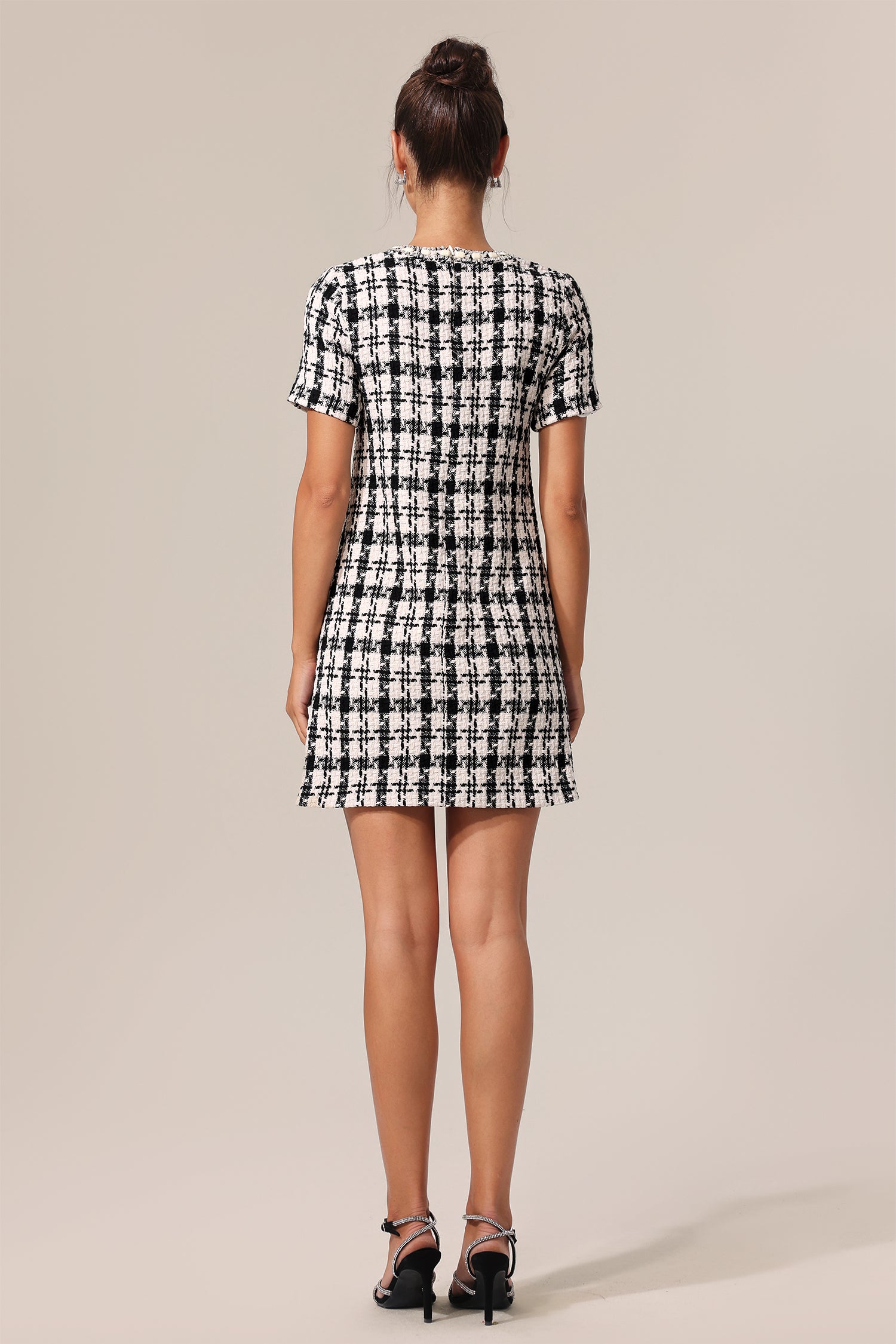 Yvan Round Neck Sleeveless Mini Dress