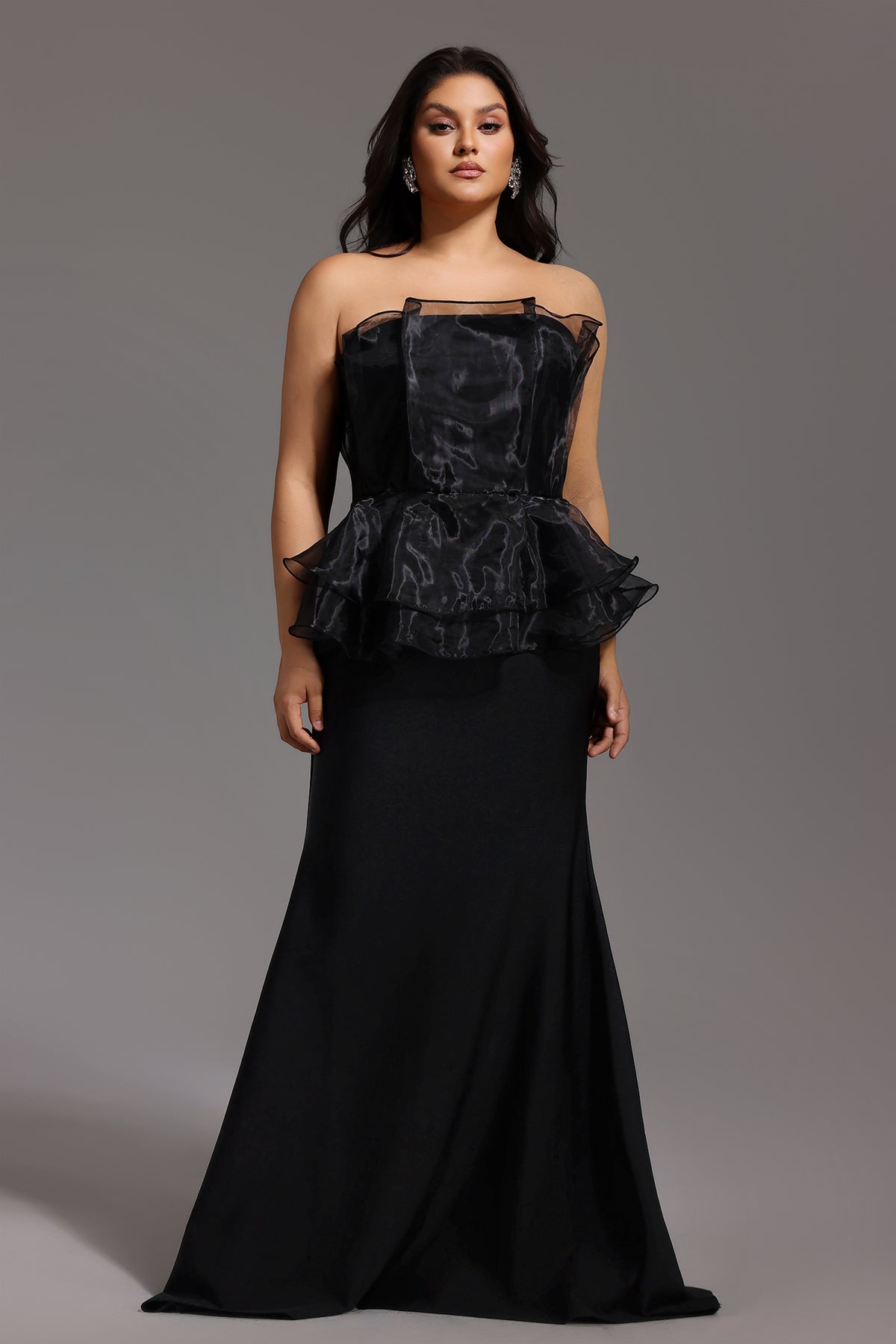 Oria Sleeveless Fishtail Bandage Maxi Dress