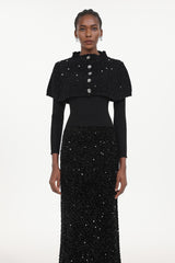 Winmy Elegant Embellished Sequin Three-Piece Set