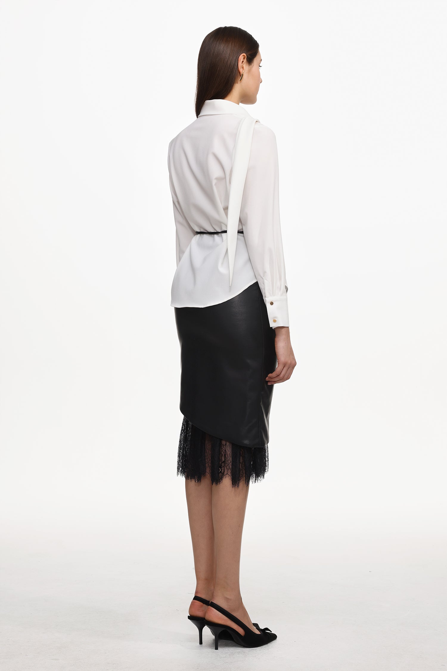 Werza Chic Top And Belt Set