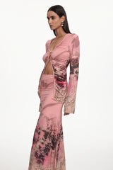 Ninao Chic Contour Woven Knit Top or Maxi Skirt