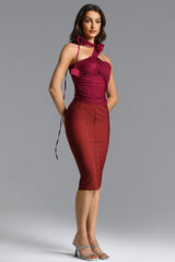 Roline Sexy Contour Flower Bandage Top