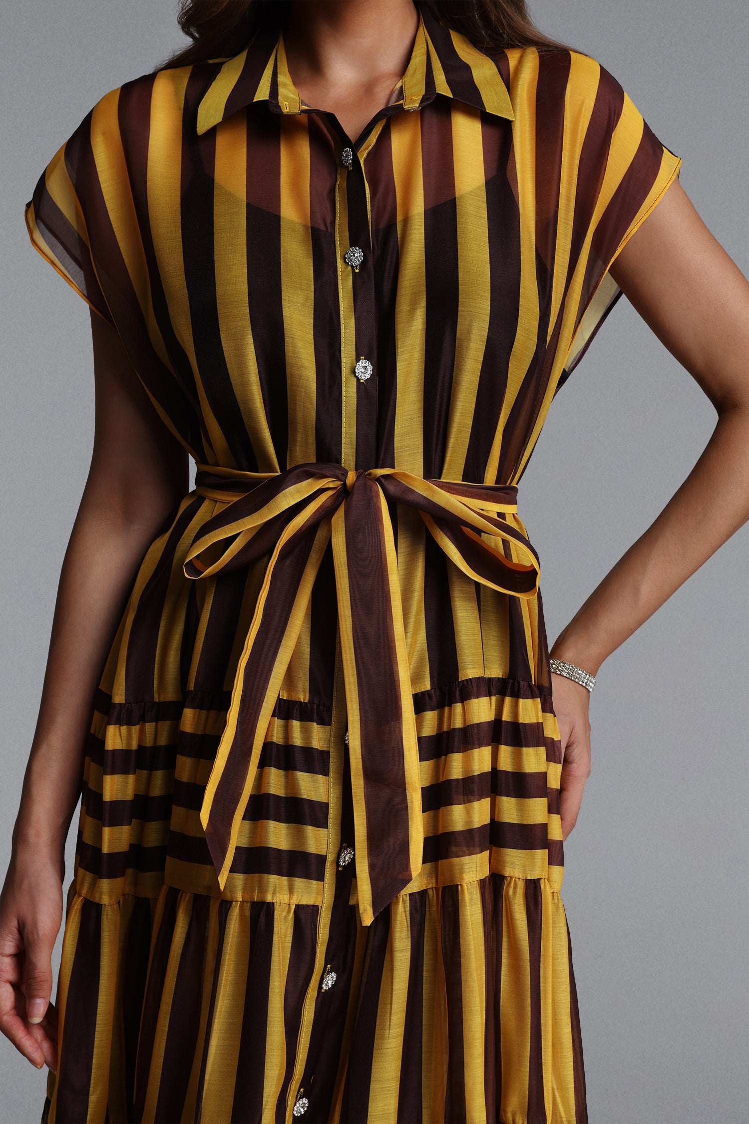 Vioky Resort Flowy Sleeveless Woven Maxi Dress