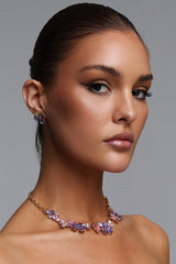 Lolo Flower Earring and Necklace Jewelry Set