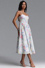 Enya Resort Flowy Sleeveless Floral Print Woven Maxi Dress