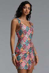 Rava Sexy Contour Sleeveless Woven Mini Dress
