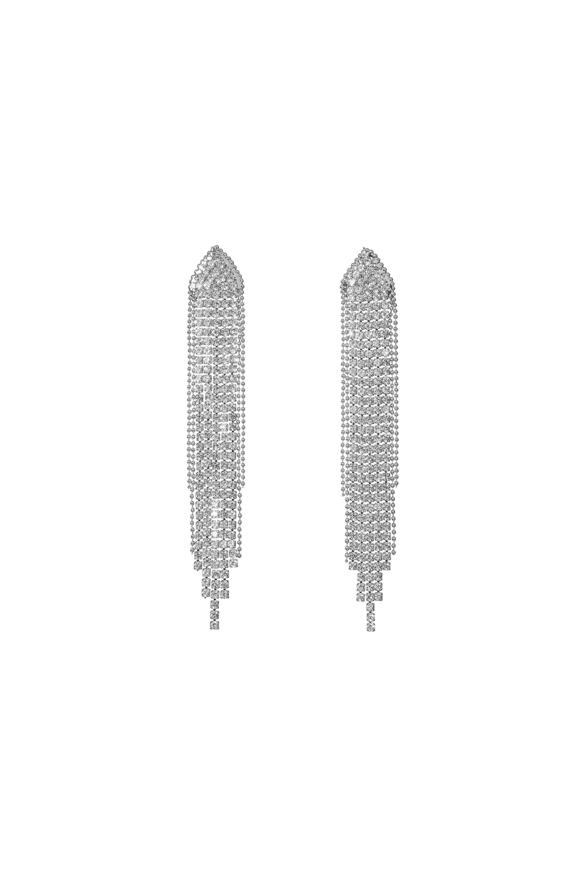 Rosie Diamond Tassel Maxi Earrings