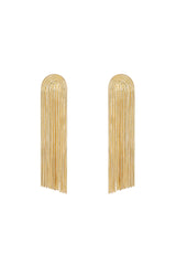 Kiwis Circle Tassel Earrings