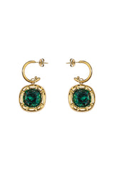Rania Square Zircon Earrings