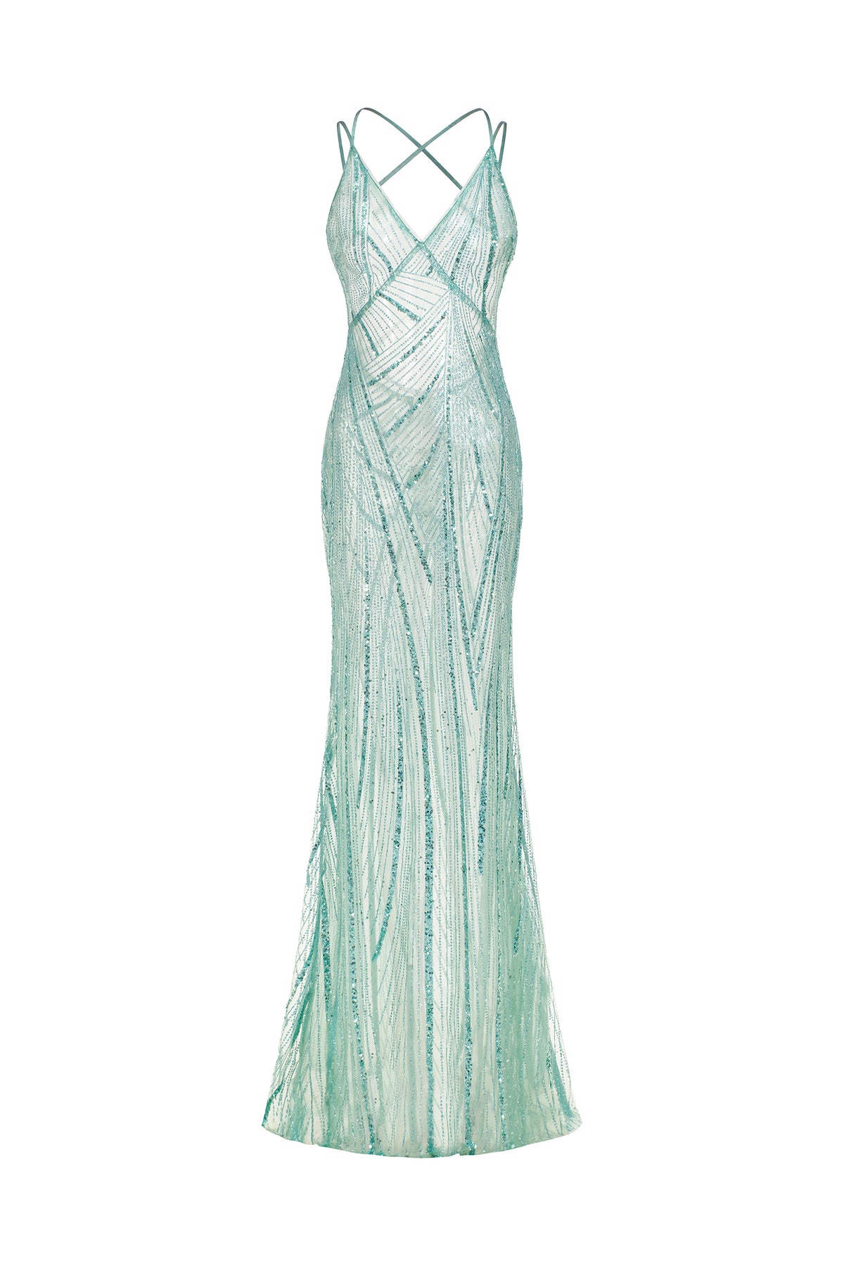 Hilia Glliter Maxi Dress