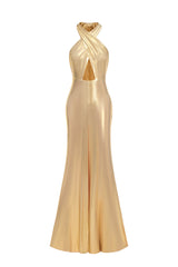 Serena Lace Up Maxi Dress