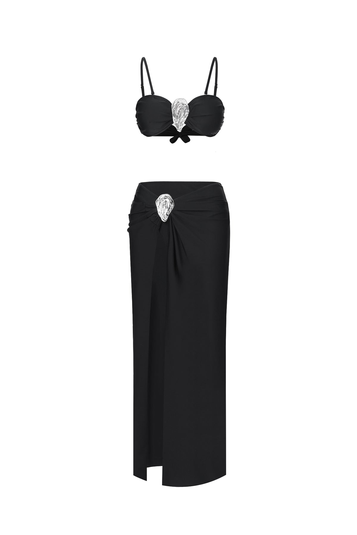 Jerlyn Sleeveless Slit Maxi Swimsuit