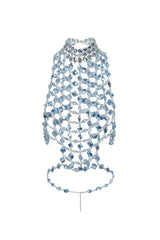 Jacova Halter Sleeveless Diamante Top