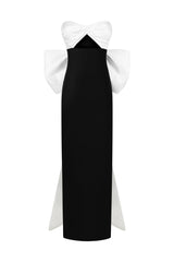 Raidah Sleeveless Bow Hollowed out Bandage Maxi Dress