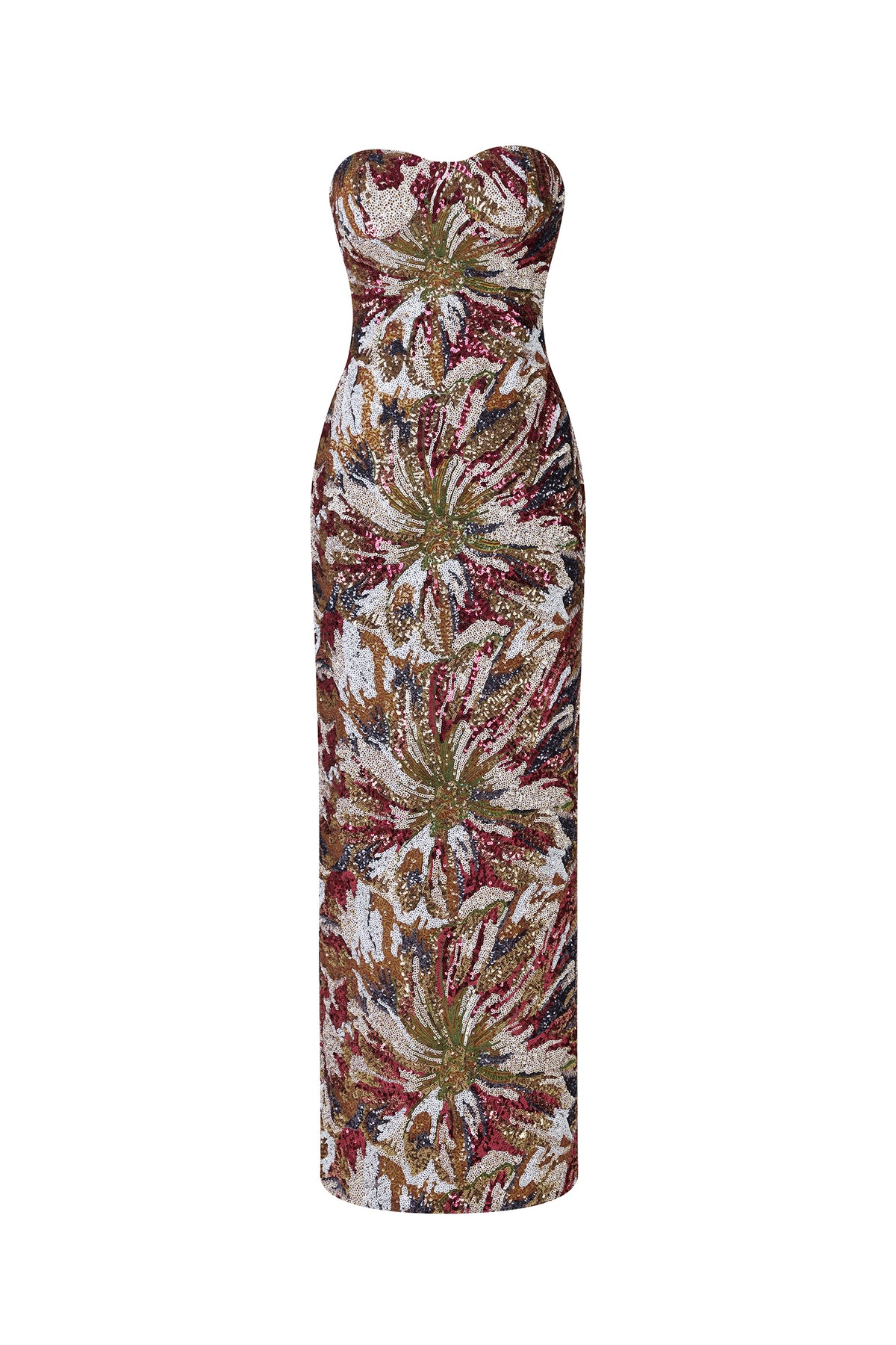 Locia Sleeveless Sequins Maxi Dress