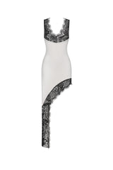 Pasha Sleeveless Lace Bandage Midi Dress
