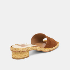 DIXI SANDALS BROWN SUEDE