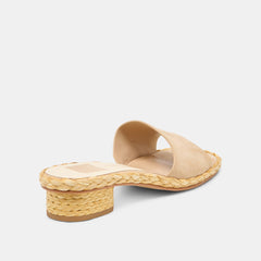 DIXI SANDALS CAMEL SUEDE