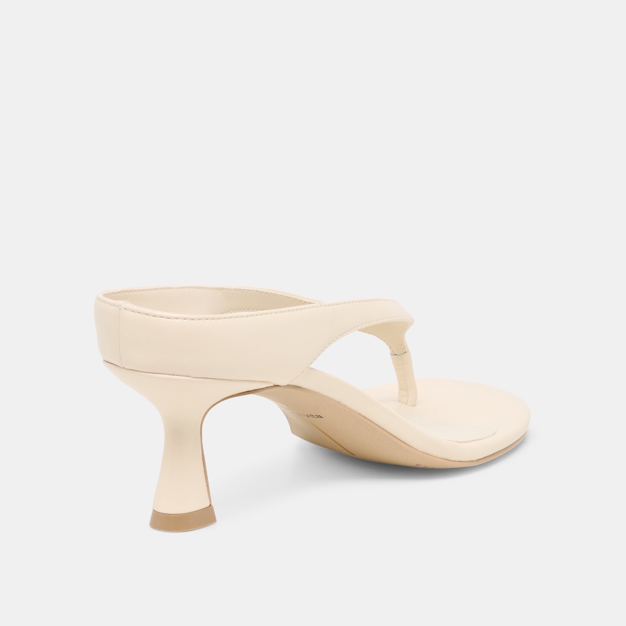 DOREEN HEELS BONE LEATHER
