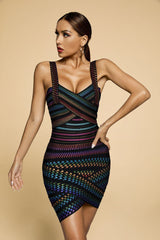 Bodycon Bandage Low Back Mini Dress