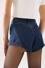 Rcia Diamante Denim Shorts