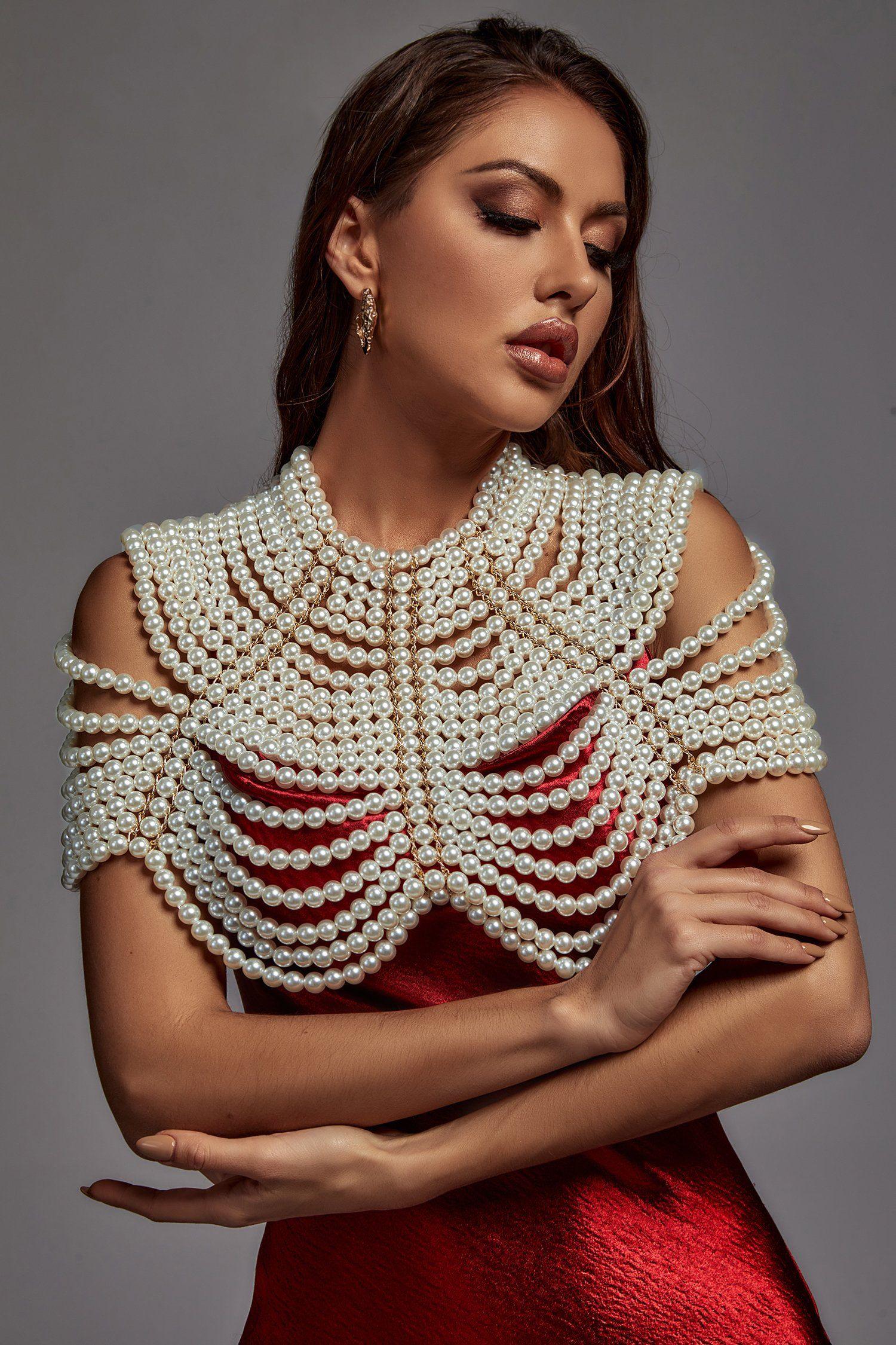 natia_natsi - Pearl Shawl Top